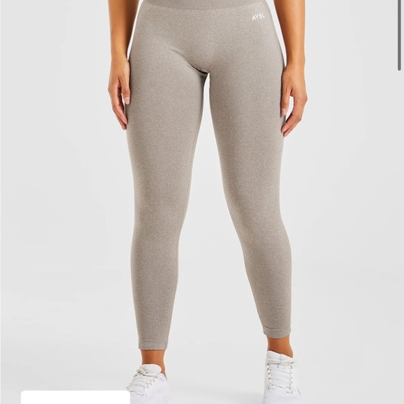 AYBL - Taupe Marl Empower Seamless Leggings size M - Picture 4 of 10